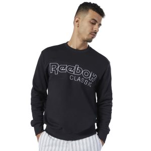 Reebok Classic Sweatshirt Herren - Schwarz - DE 728-EJY